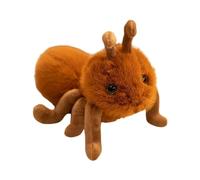 Generisch Poussette de poupée - Peluche douce pour enfants - Idéale pour chambre à coucher, salon, jeux en plein air - À partir de 3 ans - Lit superposé double (orange, 23 cm)