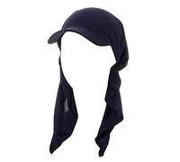 Generisch Précoce Chapeaux Baseball Chapeau Casquette Hijab Écharpe Tissu Simple Turban Été Respirant Musulman Foulard Hijab Casquette pour Femmes Hommes Casquettes Laine, Marine, taille unique
