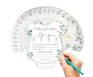 Generisch Prédictions - Cartes d'activité interactives amusantes | Ensemble de jeux neutres pour filles, famille, invités, remises de diplômes, parents et célébrations