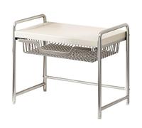 Generisch Présentoir à micro-ondes à 2 étages avec panier extensible - Solution d'économie d'espace pour salle de bain et porte - 55 cm