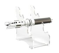 Generisch Présentoir de sabre léger, support de sabre laser lisse en acrylique à trois niveaux | Support magique pour sabres lumineux Katana, support Katana, support sabre léger
