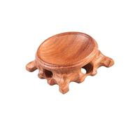 Generisch Présentoir en bois de 4/5/6 cm, parfait pour la présentation de sculptures sphériques et décorations de la maison, présentoir pour objets de collection