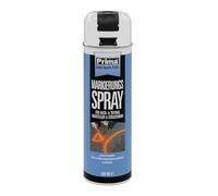 Generisch Prima Spray de marquage fluorescent pour génie civil, construction et artisanat Adhère à l'asphalte, le béton, la terre, lumineuse et résistante aux intempéries (12, blanc)