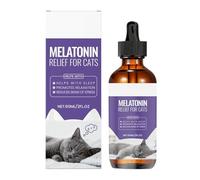 Generisch Produits pour apaiser les chats, 60 ml, solution naturelle | Complément pour le sommeil des chats, pour le stress, la tension, la santé, les chiots, les petits, moyens et grands