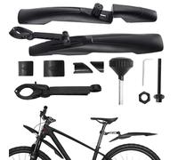 Generisch Protection contre la boue cyclique, matériaux d'équitation - Gardes de cyclisme avancés à l'avant et à l'arrière élargi, conduite en plein air, sorties rapides et faciles à installer