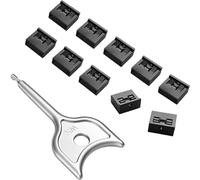 Generisch Protection de port USB | fixe et amovible avec loqueur de port USB pour la station de charge publique | Pour PC, Smart TV, chambres d'hôtel, salons d'aéroport, café, bus et voyages