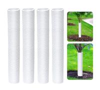 Generisch Protection des arbres | Quatre pièces de protection et d'enroulement, tube de protection pour jeunes arbres, pour extérieur, jardin, cour, paysage, ferme, sylviculture, cour