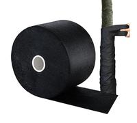 Generisch Protection pour tronc d'arbre, 40/80/120 m, protection contre le gel, en coton, pour l'entretien de l'écorce, bandage de tronc noir en non-tissé pour la réparation et la protection des