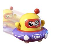 Generisch Pull Back OVNI - Soucoupe de Dessin animé rebondissant pour | Activités de Plein air pour Jardin d'âge préscolaire Aire de Jeux intérieur Cadeau d'anniversaire