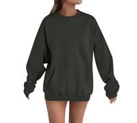 Generisch Pull pour femme en coton, sweat-shirt à capuche surdimensionné pour femme, sweat à capuche de sport, haut Hilfiger avec capuche, chemisier, fermeture éclair, hauts essentiels, coupe