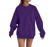 Generisch Pull pour femme en coton, sweat-shirt à capuche surdimensionné pour femme, sweat à capuche de sport, haut Hilfiger avec capuche, chemisier, fermeture éclair, hauts essentiels, coupe
