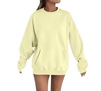 Generisch Pull pour femme en coton, sweat-shirt à capuche surdimensionné pour femme, sweat à capuche de sport, haut Hilfiger avec capuche, chemisier, fermeture éclair, hauts essentiels, coupe