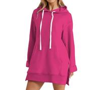 Generisch Pull pour femme en coton, t-shirt à manches longues pour femme, élégant sweat à capuche imprimé, chemisier, sweat-shirt à capuche pour l'automne et l'hiver, haut avec capuche, veste