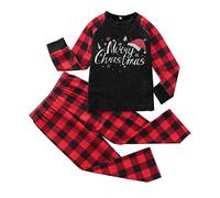 Generisch Pulls Filles 134 Ensemble Maison de Noël Famille Robe Parent-Enfant, Modèles Enfants Combinaisons Amusantes Femmes, Noir , 8-9Years
