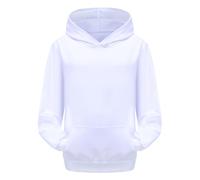 Generisch Pulls filles et enfants tout-petits garçons filles manches longues imprimés chaud sweat à capuche pulls hauts enfants tenues survêtement, Blanc., 9-10 ans