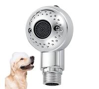 Generisch Pulvérisateur de bain pour animaux de compagnie - Pommeau de douche pour chien de 15 cm - Buse réglable à la main - Kit de rinçage confortable - Accessoire de nettoyage facile pour la salle