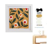 Generisch Punch Needle Kit pour débutants, outil à main complet pour couture et tricot | Kit de broderie punchneedle | pour projets de bricolage tels que tapis, couverture, accessoires de maison et