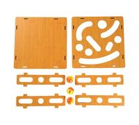 Generisch Puzzle à gratter pour chat 2026, lime à griffes, papier abrasif interactif, grattoir anti-stress pour chats qui raccourcissent les griffes en même temps (marron, 28 x 28 x 7 cm)