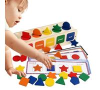 Generisch Puzzle d'attribution pour - Jouet éducatif en bois - Pince d'aération automobile - Support pour téléphone portable - Pour filles à l'école maternelle à la maison, en n