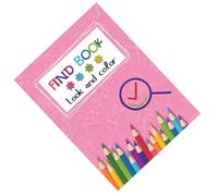 Generisch Puzzle de coloriage interactif - Trouver des objets - Papier de livre détaillé - Recherche et coloriage - Entraînement de concentration relaxant pour adultes, adolescents, vacances