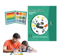Generisch Puzzle magnétique d'apprentissage de la rupture, puzzle de manipulation de rupture, puzzle de cercles, puzzle éducatif, calcul de fracture pour enfants, manipulations de mathématiques pour