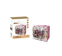 Generisch Puzzle télévisé, tâche de pensée, jeu familial interactif, activité éducative pour adultes, en bois avec signe du zodiaque chinois, motif serpent (15,1 x 12,5 cm)
