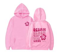 Generisch QEEAN Beach Wild 1971 Imprimé Sweat à capuche/Pull ample d'hiver pour et fille Pull bébé 62, Rose, 2-3 ans