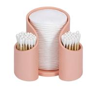 Generisch Qtip - Distributeur de savon - Distributeur de blocs de coton Qtips - Vérité sûre et sans goût - Organisateur de maquillage pour fil dentaire, coussinets en coton et tasses
