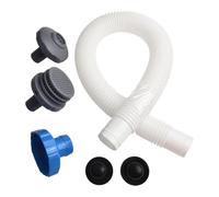 Generisch Raccord d'arrosage de piscine, kit de raccordement pour jet d'eau de piscine, accessoires de piscine, matériaux ABS et PC haute performance, kit adaptateur de tuyau de skimmer avec buse