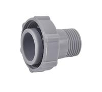 Generisch Raccord de vidange de piscine | Adaptateur PVC pour bonde de piscine 5 x 4,6 cm | Pièce de rechange pour raccord de piscine | Adaptateur de piscine résistant aux intempéries pour un