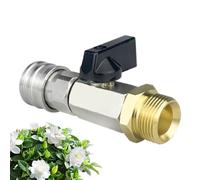 Generisch Raccords rapides pour tuyaux, robuste M22, 14 mm, raccords automatiques, pour lavage de voiture, maison, terrasse, robinet, eau, pelouse, arrière-cour, piscine