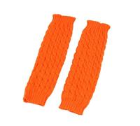 Generisch Radiateur soufflant Hommes Femmes Hiver Ceinture en Peluche Laine Douces Hosiery Tricoté Laine Chaude Jambes Bottes Épaissies Chaussettes Épaissies Couleur de Chauffage Pour À, Orange