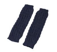 Generisch Radiateur soufflant Hommes Femmes Hiver Ceinture en Peluche Laine Douces Hosiery Tricoté Laine Chaude Jambes Bottes Épaissies Chaussettes Épaissies Couleur de Chauffage Pour À, Marine