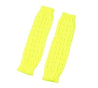 Generisch Radiateur soufflant Hommes Femmes Hiver Ceinture en Peluche Laine Douces Hosiery Tricoté Laine Chaude Jambes Bottes Épaissies Chaussettes Épaissies Couleur de Chauffage Pour À, jaune, taille