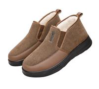 Generisch Raquettes de neige imperméables pour homme : bottines à enfiler chaussures d'hiver vintage bottes de neige légères bottes d'hiver antidérapantes chaussures de loisirs classiques confortables