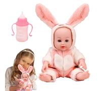 Generisch Reborn en Silicone | Membres Mobiles interactifs sûrs et sans Odeur - pour Filles Famille Anniversaire, Noël, Vacances