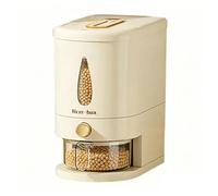 Generisch Récipient à riz, distributeur hermétique d'une capacité de 5 kg, récipient de conservation de farine avec verre doseur pour riz, grains, flocons d'avoine, maïs, céréales, nourriture pour