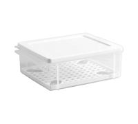 Generisch Récipient de conservation hermétique pour réfrigérateur à viande sandwich en plastique sans BPA, empilable, anti-fuite, passe au micro-ondes, kit de préparation des aliments