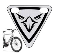 Generisch Réflecteurs de vélo pour la conduite de nuit - Panneau d'avertissement pour cyclistes, triangulaire décorative comme amélioration de la visibilité pour les randonnées, les courses, la