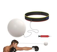 Generisch Reflexball Équipement de boxe pour enfant avec bandeau | Ballon d'entraînement gonflable pour enfants, fitness, sports d'intérieur et pour améliorer la vitesse de frappe