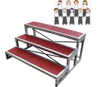 Generisch Rehausseurs de chœur Surface antidérapante pour l'école Église Chant commercial Photos de groupe Podiums de récompense