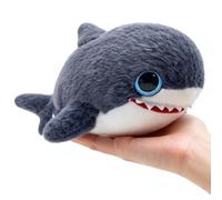 Generisch Requin doudou mignon 30 cm - En peluche - Requin blanc - Peluche douce - Pour les anniversaires d'enfants et les occasions spéciales