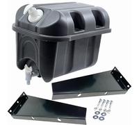 Generisch Réservoir d'eau 18 l pour camion et voiture avec support + distributeur de savon, vis, remorque, camping-car