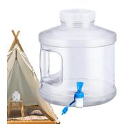 Generisch Réservoir d'eau, 7,5 l, gourde anti-fuite avec poignée de transport, distributeur d'eau avec robinet, pour la randonnée, le camping, le jardin, la terrasse