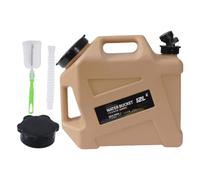 Generisch Réservoir d'eau de camping - Réservoir d'eau de 12 litres avec 2 | Récipient portable avec robinet, bouteille d'eau anti-fuite pour camping, barbecue, jardin, extérieur, randonnée