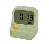 Generisch Réveil pour - Écran LCD Silencieux sans Bruit de tic- - Réveil numérique avec rétroéclairage - pour Adolescents, Filles, Adultes, Chambre à Coucher, Table de Chevet