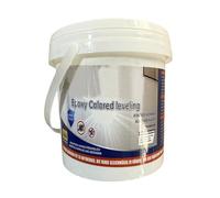 Generisch Revêtement autonivelant - Peinture de sol confortable pour béton - Antidérapant Self Leveling Marbre brillant - Sable coloré Selff Leveling Flat Paint pour intérieur et extérieur