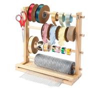Generisch Ribbon Organisateur - 40 x 15 x 40 cm Support d'affichage Washi Tape Organizer | pour ruban, rouleau de crochet, ciseaux, papier cadeau, , bricolage, chambre, fleuriste, art