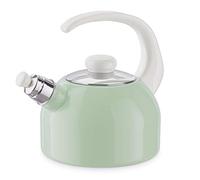 Generisch Riess 0543-118 Plus Bouilloire à sifflet 2 l Vert nuit/multicolore pastel, acier émaillé, vert, 1,179 kg, 2 l, 25,5 x 18 x 21,7 cm