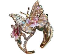 Generisch Ringe Für Freundin Schmetterlingssprache Schmetterling Offenes Ringdesign Sinn für kalten Wind Erweitertes Sinndesign Tabletop Der Ringe Figuren, Einheitsgröße, Alliage d'aluminium, Aucune